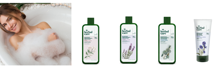 Roślinne kosmetyki do mycia ciała od Herbal Care 